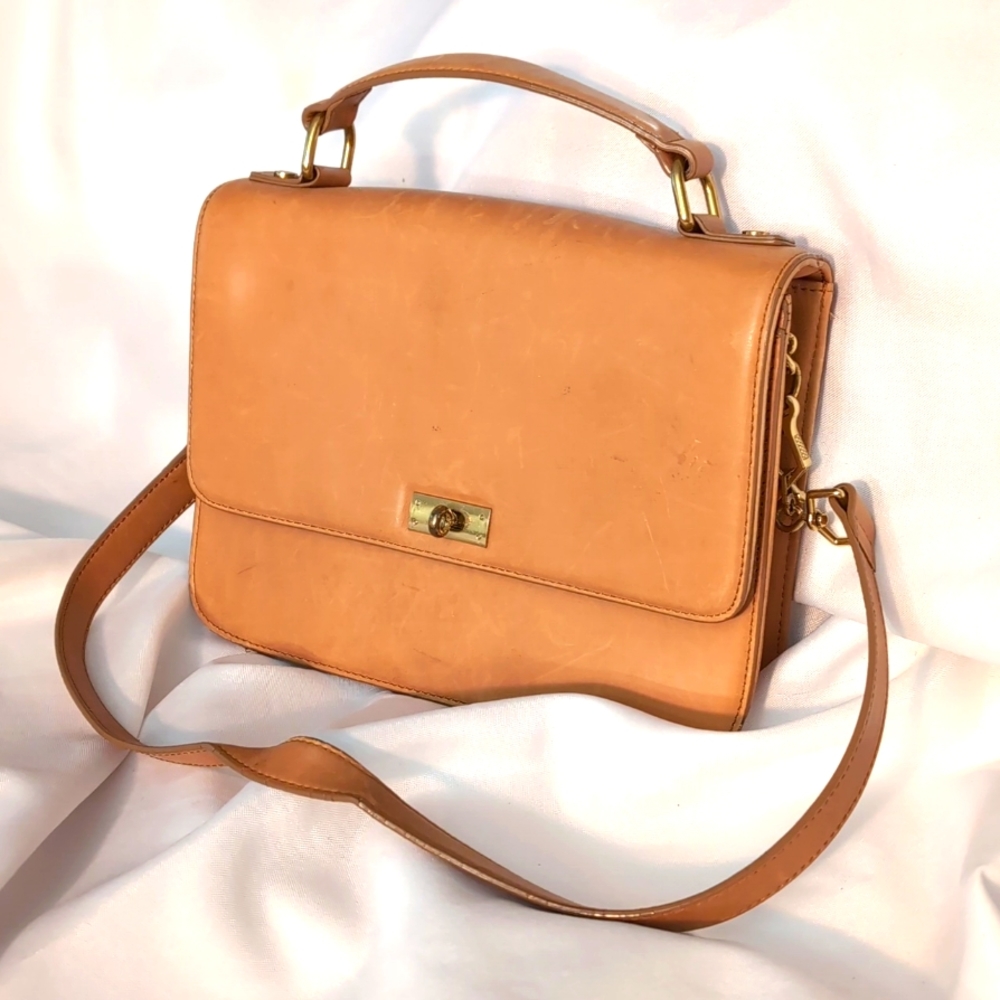 J.crew Light Tan super Soft Leather bag.